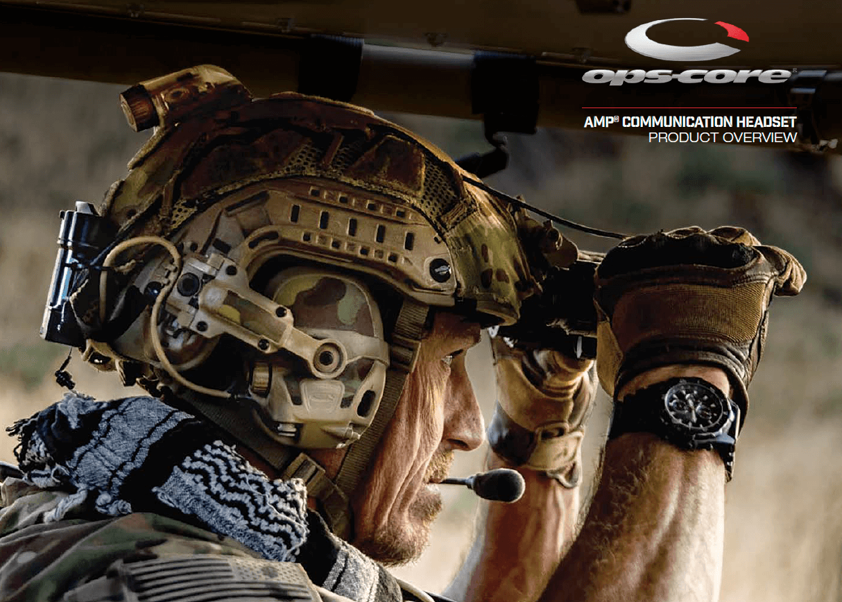 Ops-Core AMP® Communication Headset | Precision Technic Defence Group